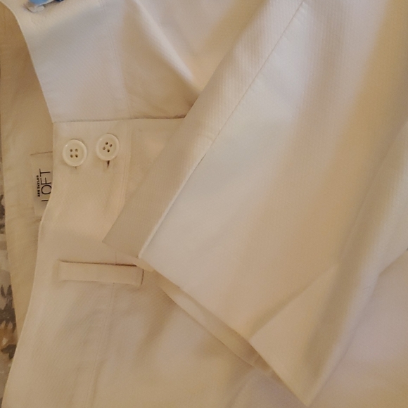 Classy White Ankle Length Pants - Picture 5 of 5